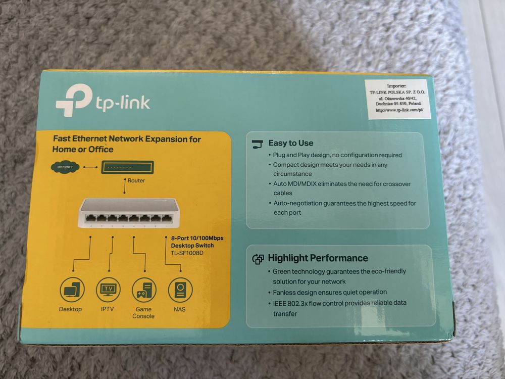 Switch TP-Link SF1008D