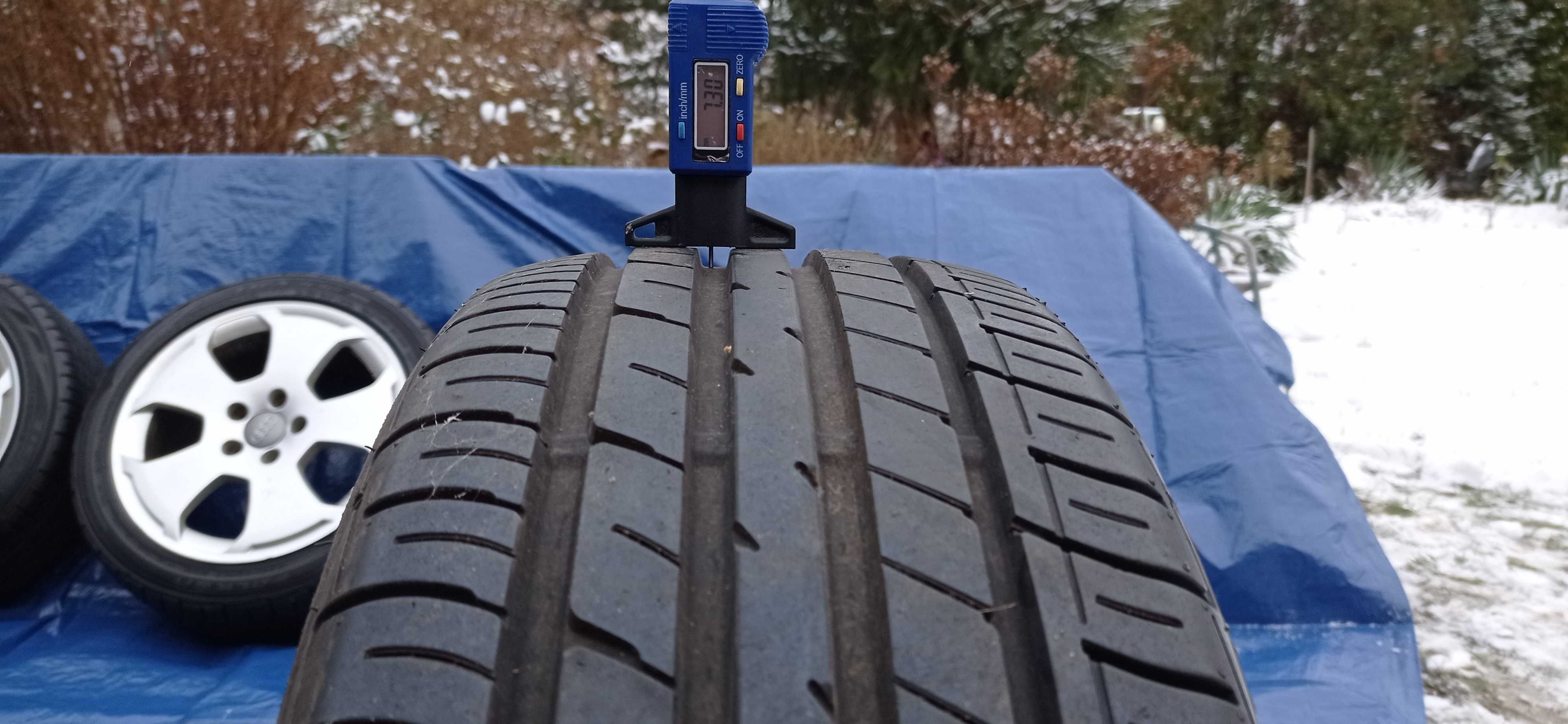 Felgi Koła Aluminiowe AUDI 225/45/R17 FALKEN 7.5mm 5x112 VW SKODA SEAT