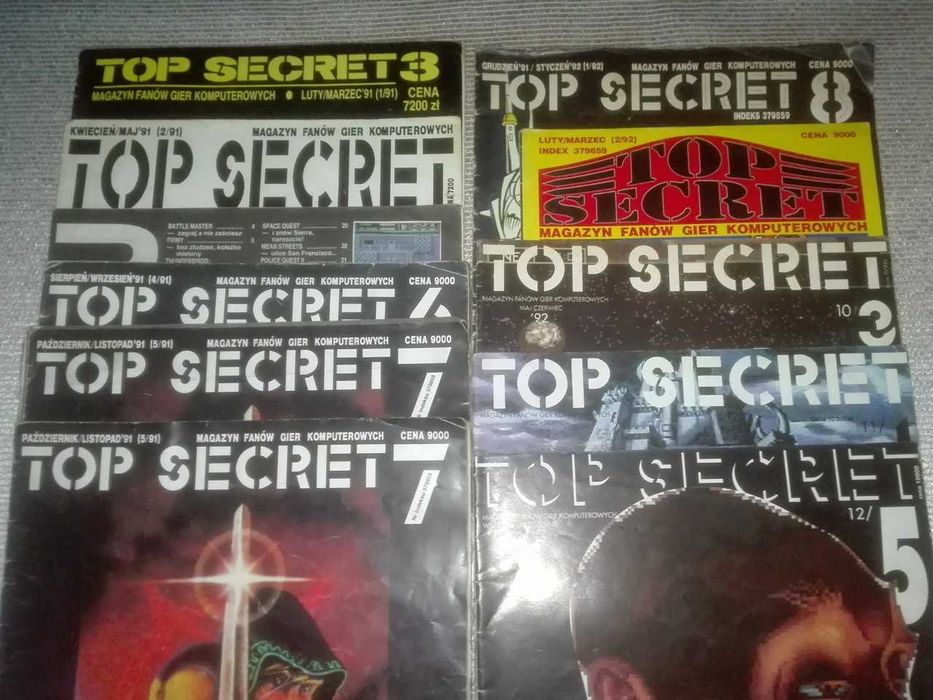 TOP SECRET BAJTEK Magazyn Czasopismo Atari Commodore Amiga