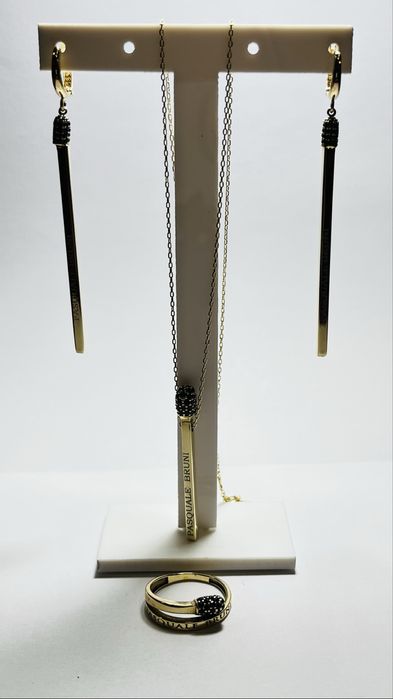 Komlet zapalka zloty 585