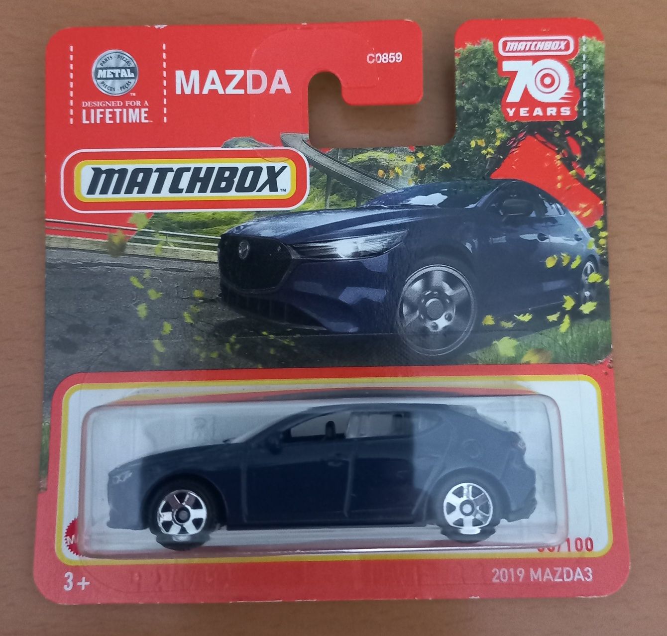 Mazda 3 2019' Matchbox nowy fabrycznie zapakowany