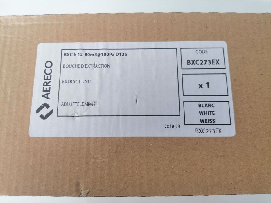 Kratka Aereco BXC. 273EX NOWA