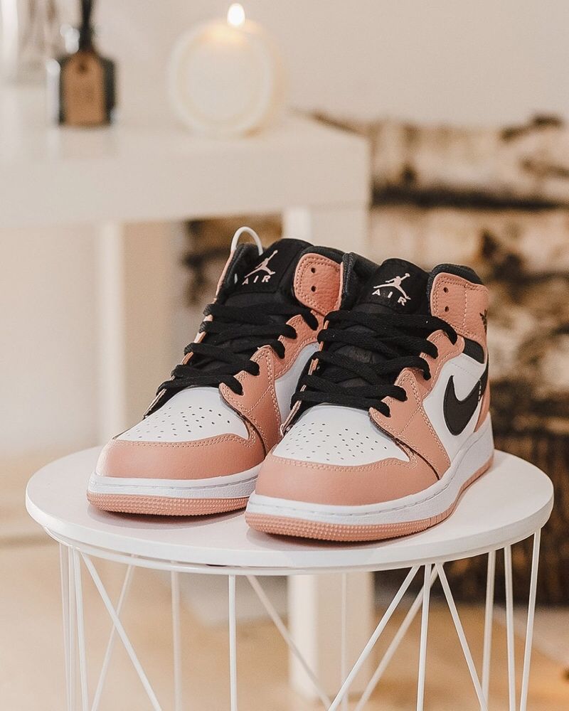 Buty Nike Air Jordan 1 Mid Pink Quartz 36-40 damskie trampki