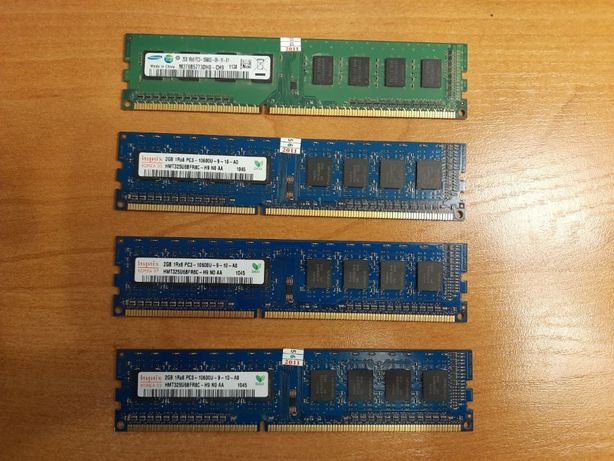 ОЗУ Hynix DDR3 2Gb 1333MHz PC3-10600U 1R8 CL9