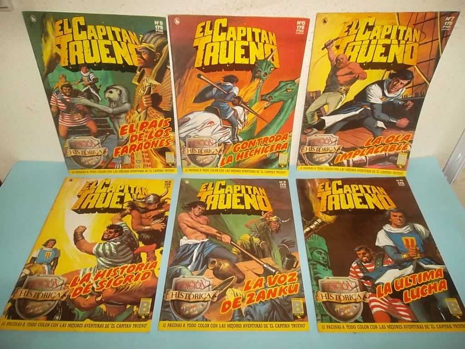 EL CAPITAN TRUENO - 6 álbuns, um deles assinado por Victor MORA.