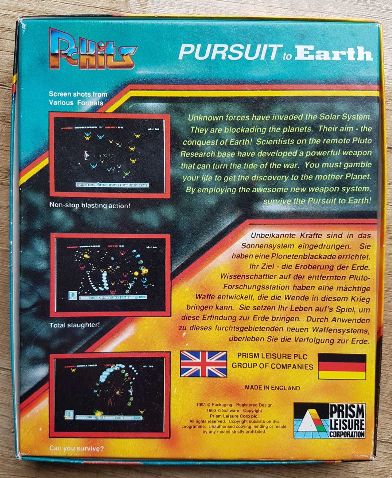 Pursuit to Earth gra Amiga prezent NIE DZIAŁA