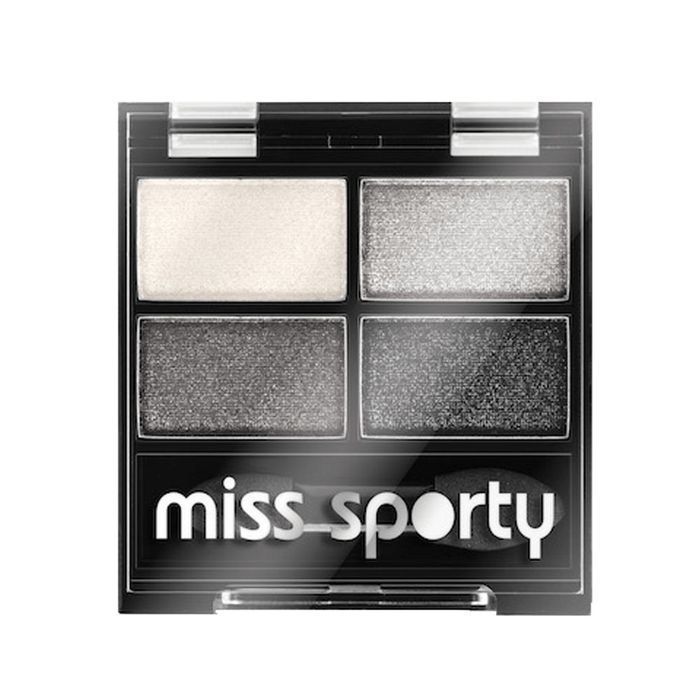 Miss Sporty  poczwórne cienie do powiek 404 Real Smoky/Smoky Black 5g