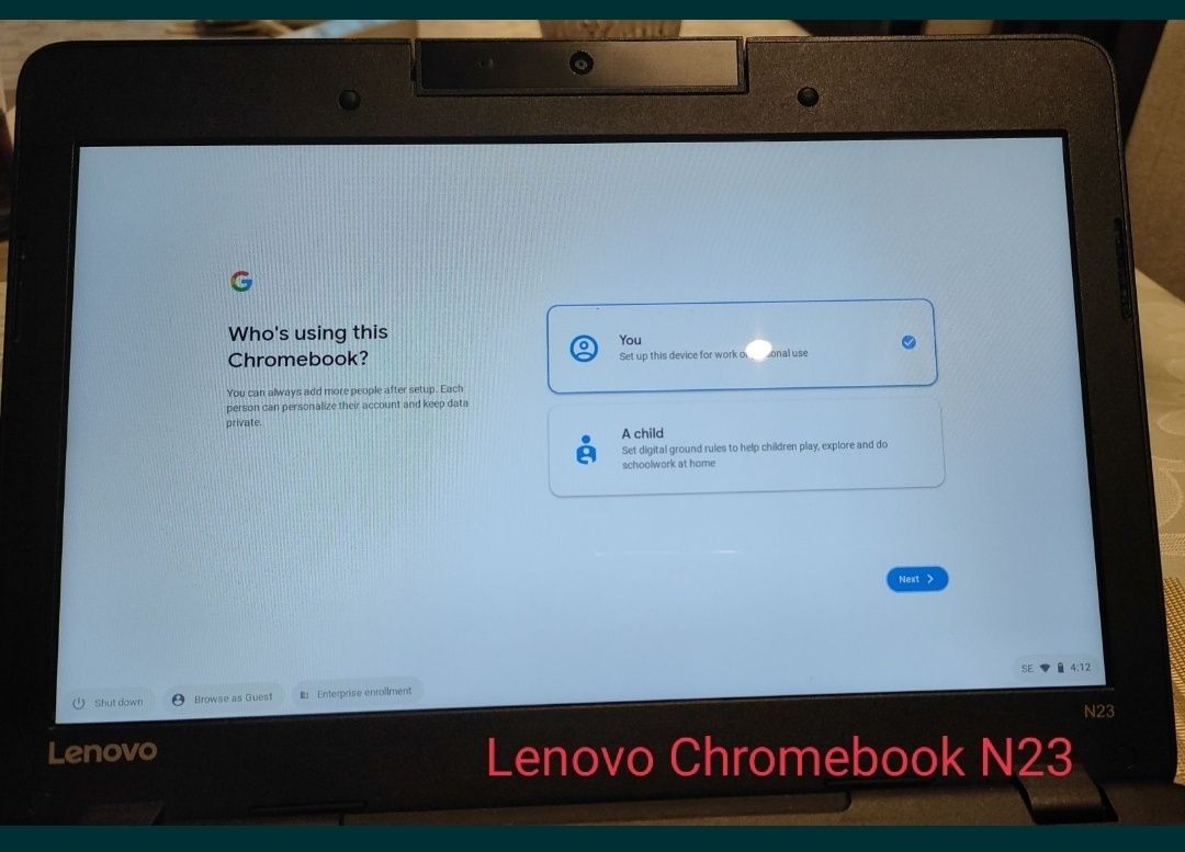 Chromebook Lenovo N23 (opis)