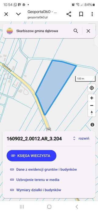 Działka Inwestycyjno budowlana dk94 2.5ha