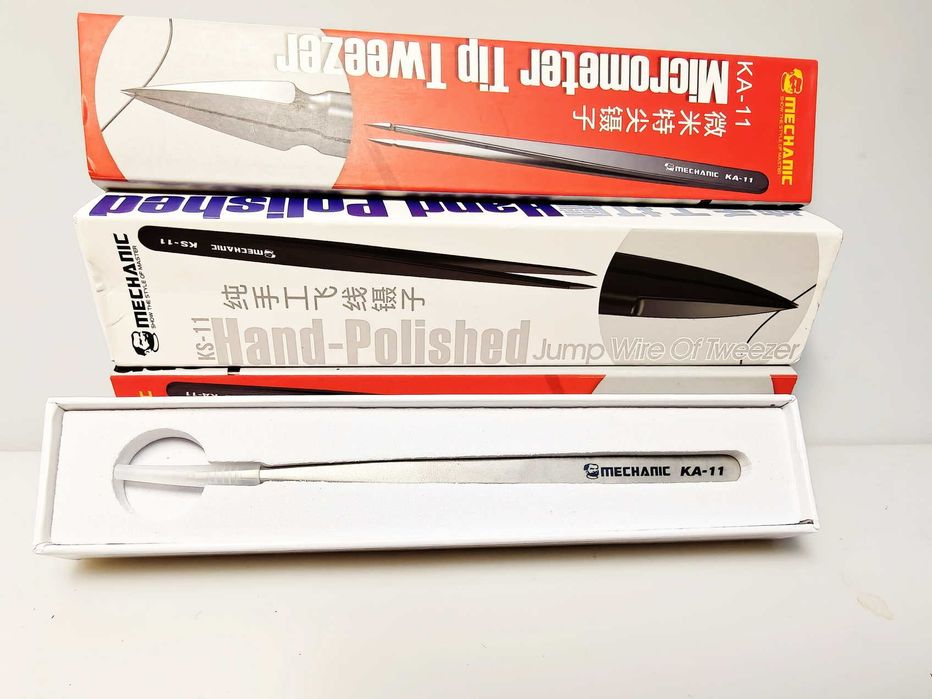 Прецизионный Пинцет Mechanic KA-11 KS-11  (прямой / не гнущийся)