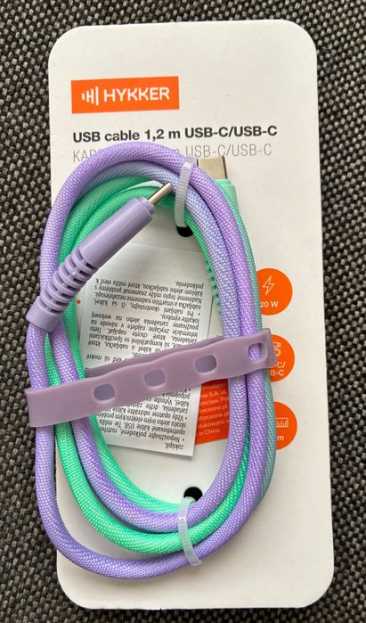 Kabel przewód USB C / USB C - 1,2 m.
