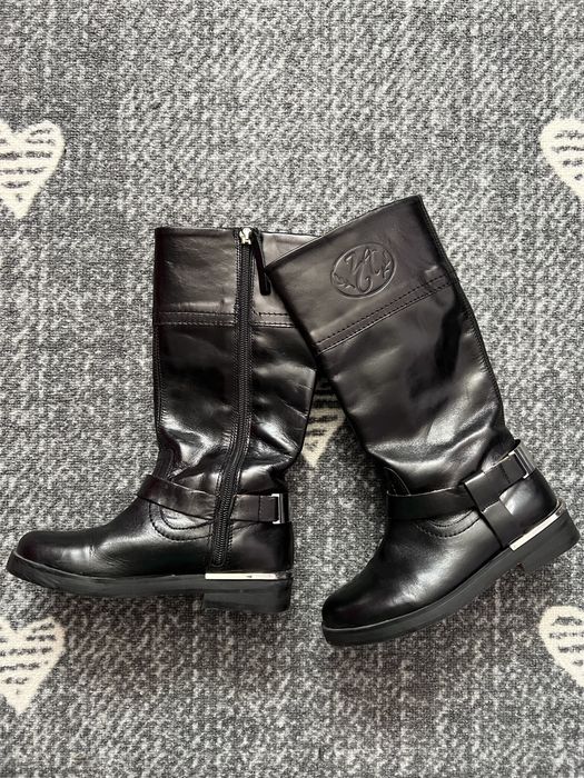 Kozaczki skórzane nieocieplone ZARA Kids rozm.31/20cm