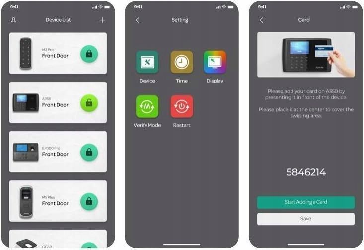 anviz c2 slim bt-wifi kontrola dostęp biometryczny em&mf linux