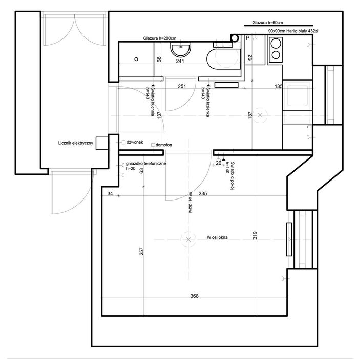 Kawalerka 18m2 1930zł + prąd