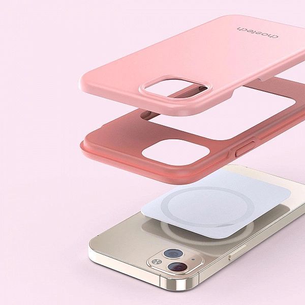 Choetech Mfm Anti-drop case etui Made For MagSafe do iPhone 13 różowy