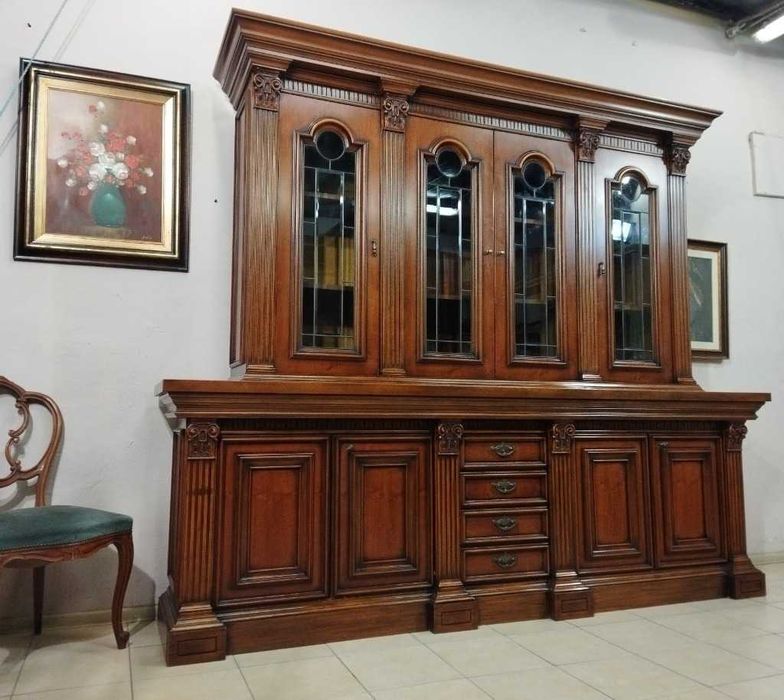 WŁOSKA witryna kredens BIBLIOTEKA