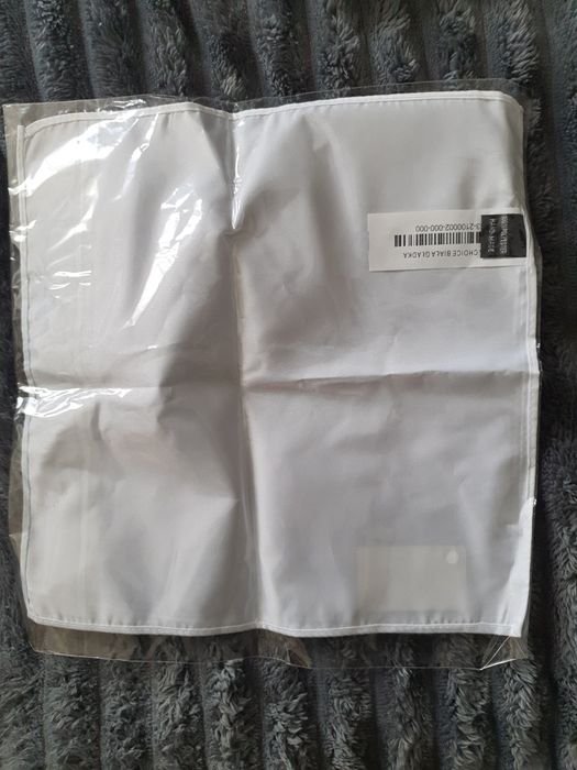 Poszetka męska biała