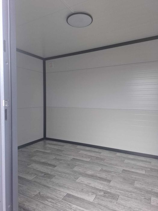 Pawilon mobilny 4x2,90 m Kontener Stróżówka Portiernia Elektryka Domek