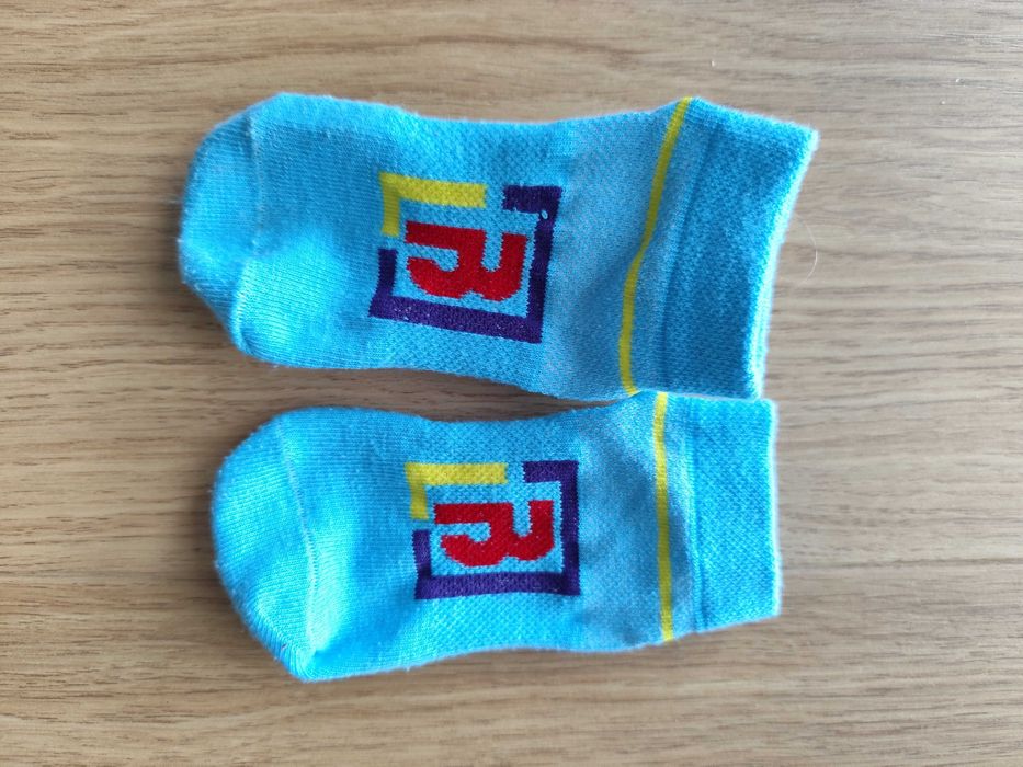 Skarpetki antypoślizgowe niebieskie