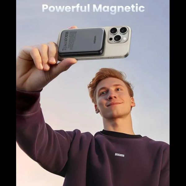Магнітний Magsafe Павербанк Ugreen PB561 10000 mAh 20 Вт бездротова