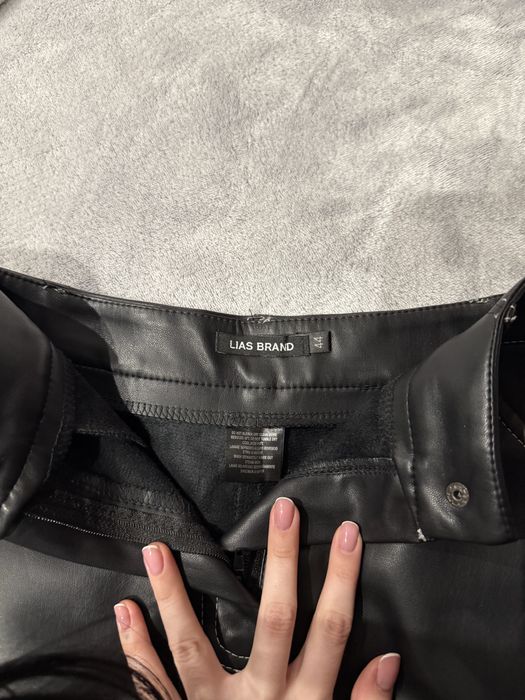 міні шорти з екошкіри