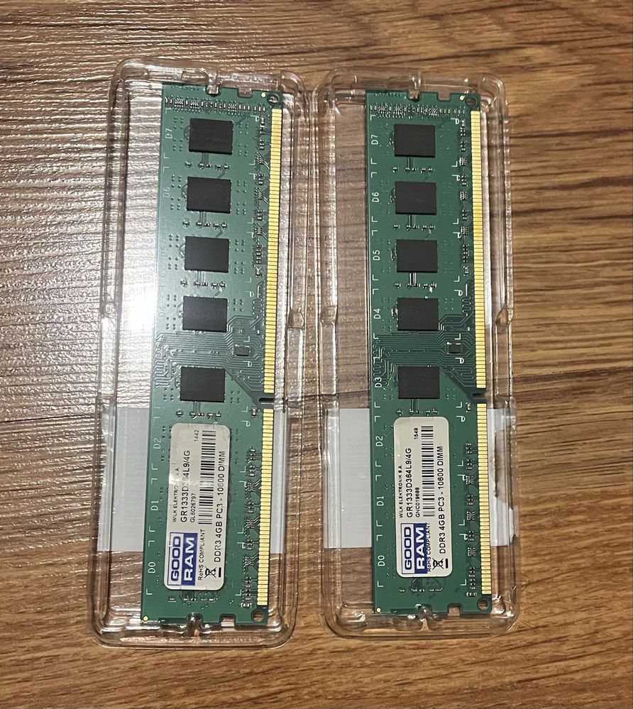 2x pamięć RAM DDR3 4GB 1333Hz GOODRAM