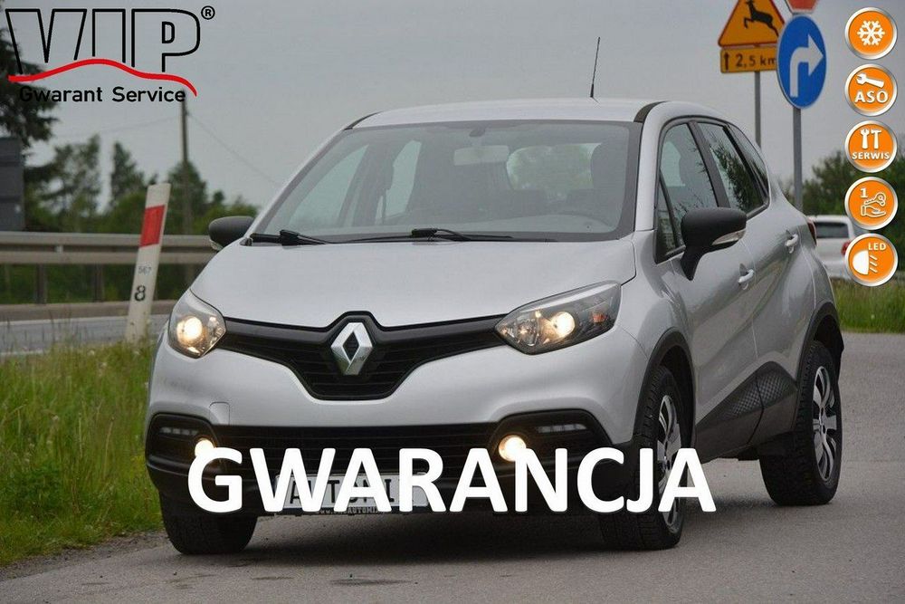 Renault Captur 1.2Turbo bezwypadkowy automat gwarancja przebiegu klimatyzacja alufelg