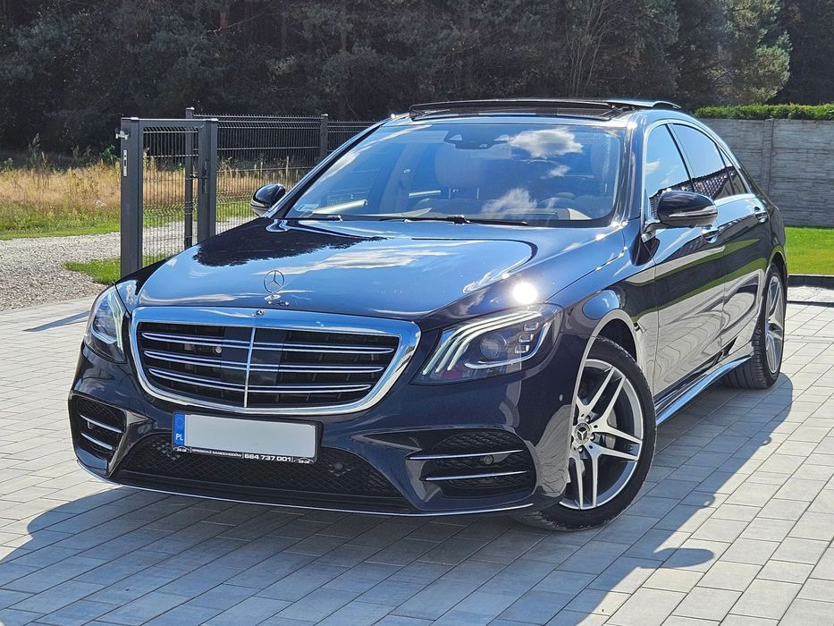 Mercedes-Benz Klasa S Wersja Długa/Long 4.0 V8 469koni Max wersja SalonPolska FV23%