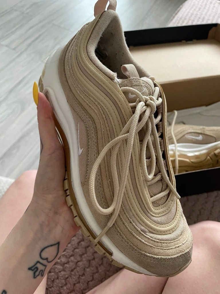 Nike air max 97 beżowe