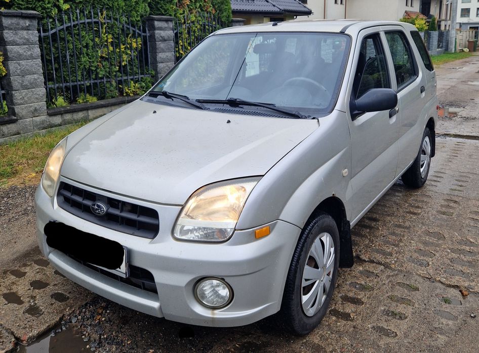 Subaru g3x Justy 4x4 Długie opłaty, 18 lat w jednych rekach