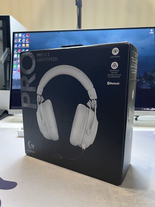 Logitech G Pro X2 Headset Lightspeed White