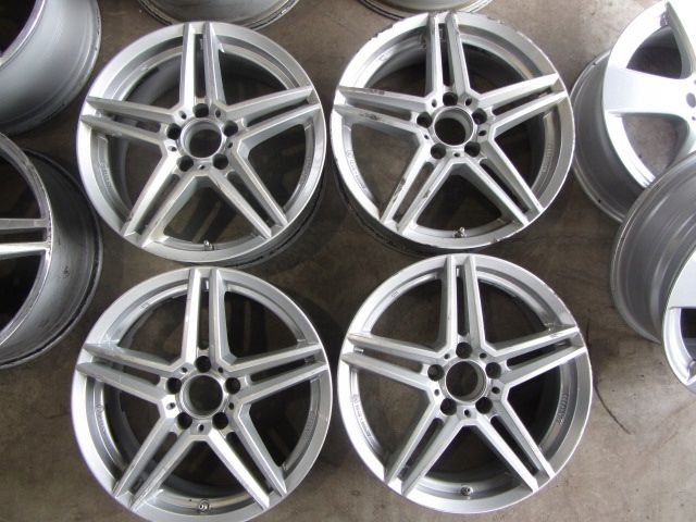 Felgi aluminiowe mercedes 5x112 et48,5 7x17j z czujnikiem powietrza