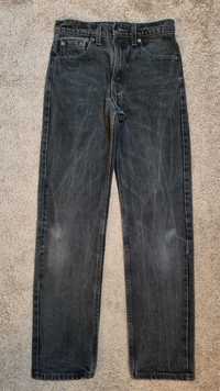 Czarne jeansy Levi's 505 vintage made in USA, rozm. 29/30