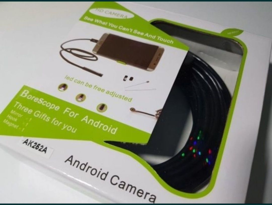 ENDOSKOP Kamerka 5m USB LED Android Smartfon możliwy odbiór osobisty
