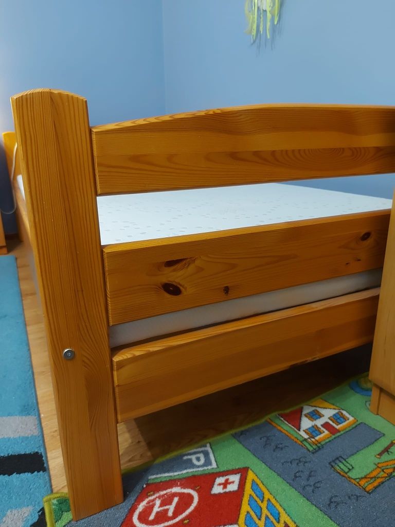 Łóżko drewniane 195x100 cm