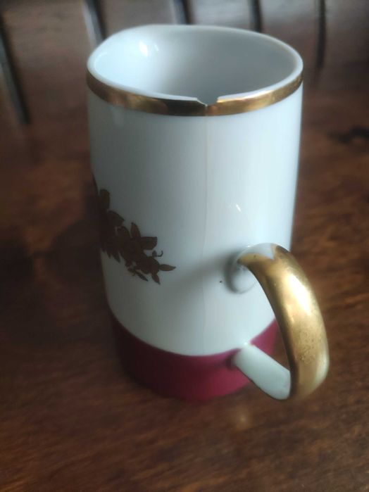 Serwis do kawy Lichte (NRD/ PRL) piękna porcelana elementy