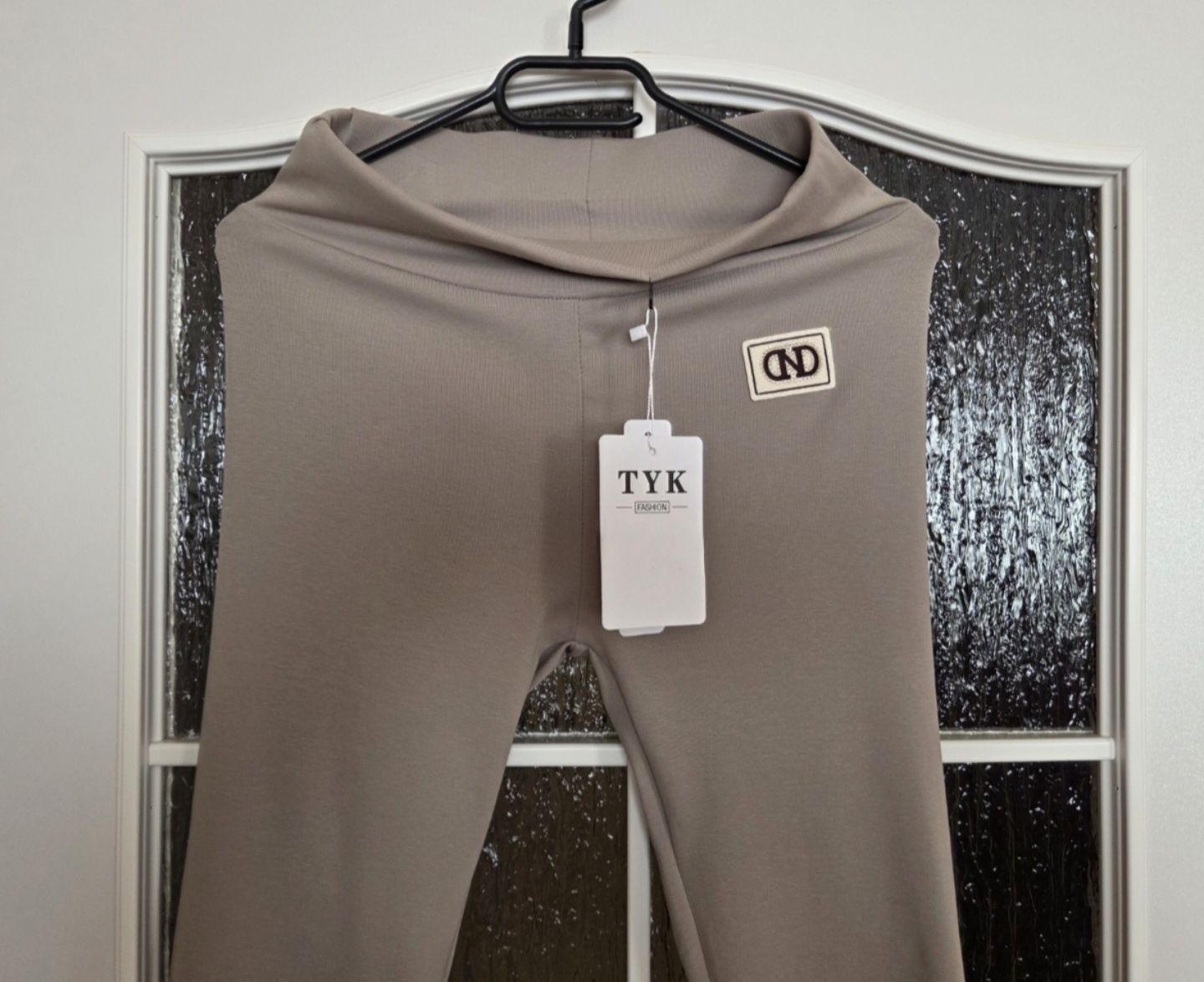 Legginsy Damskie Beżowe 2XL-3XL 33
