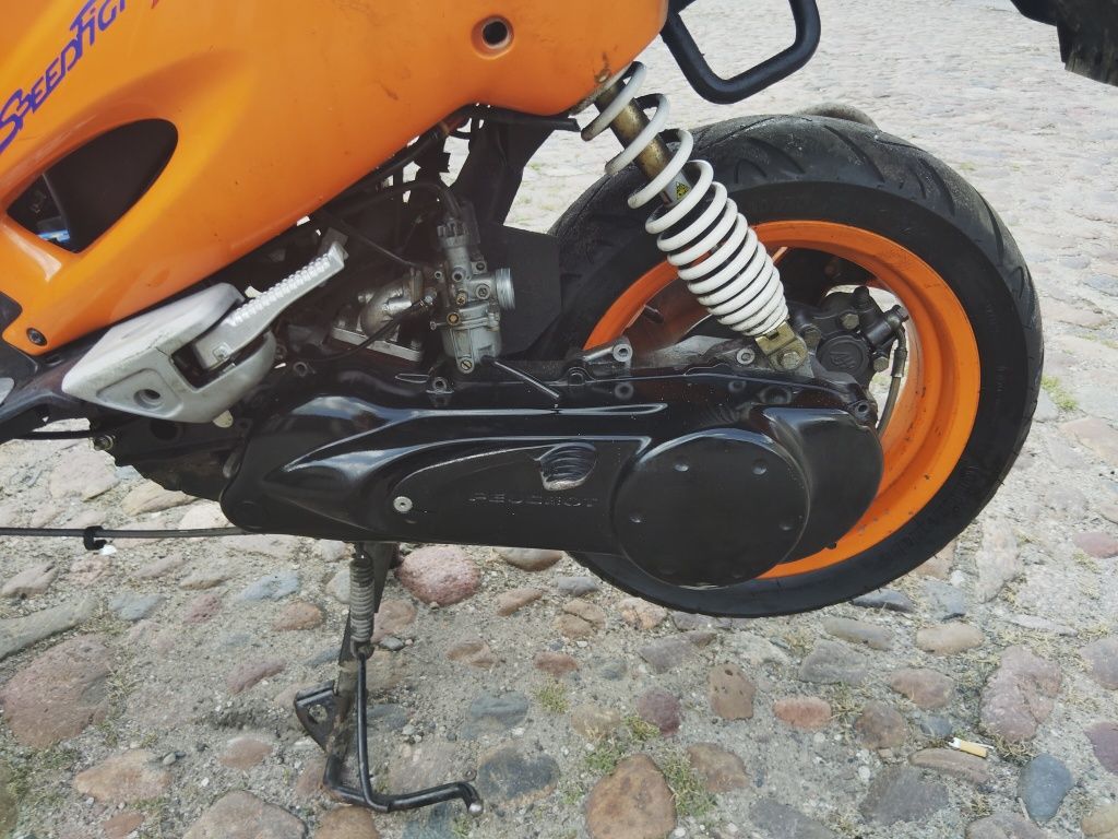 Peugeot Speedfight2 Śilnik Stator Cylinder Wał Owiewki Sztyca Wydech