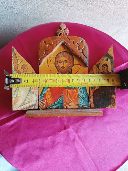 Arte Sacra - Oratório Tríptico antigo