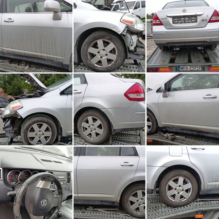 Разборка Nissan Almera Note Micra Tiida балка полусь кулак кпп крышка