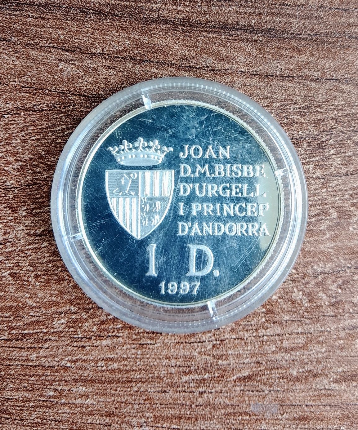 Andora 1 Dinar, Euro 1997 r srebro