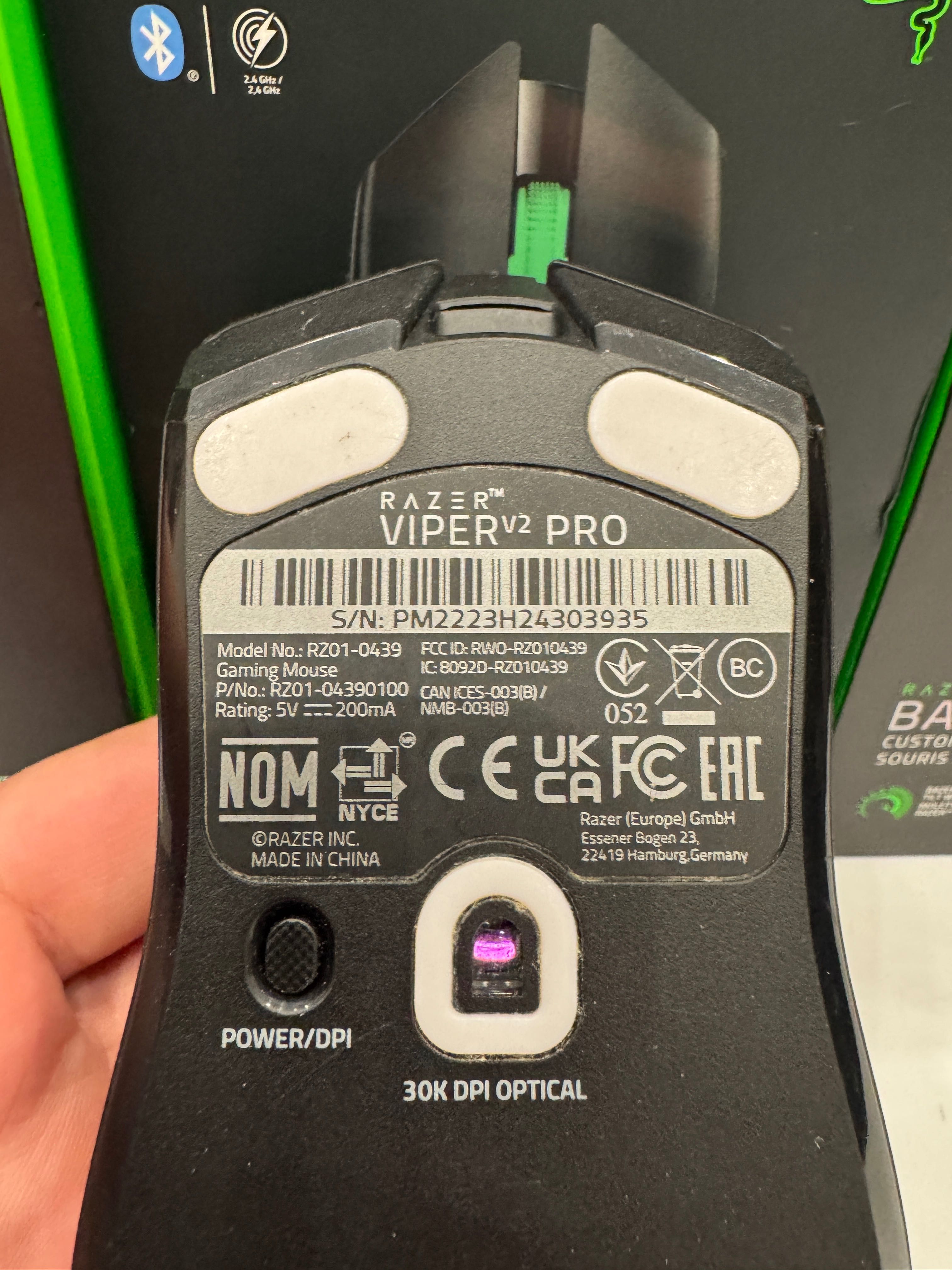 ігрова мишка Razer Viper V2 Pro Wireless Black RZ01-04390100-R3G1