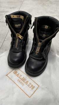 Buty balmain skórzane z suwakami