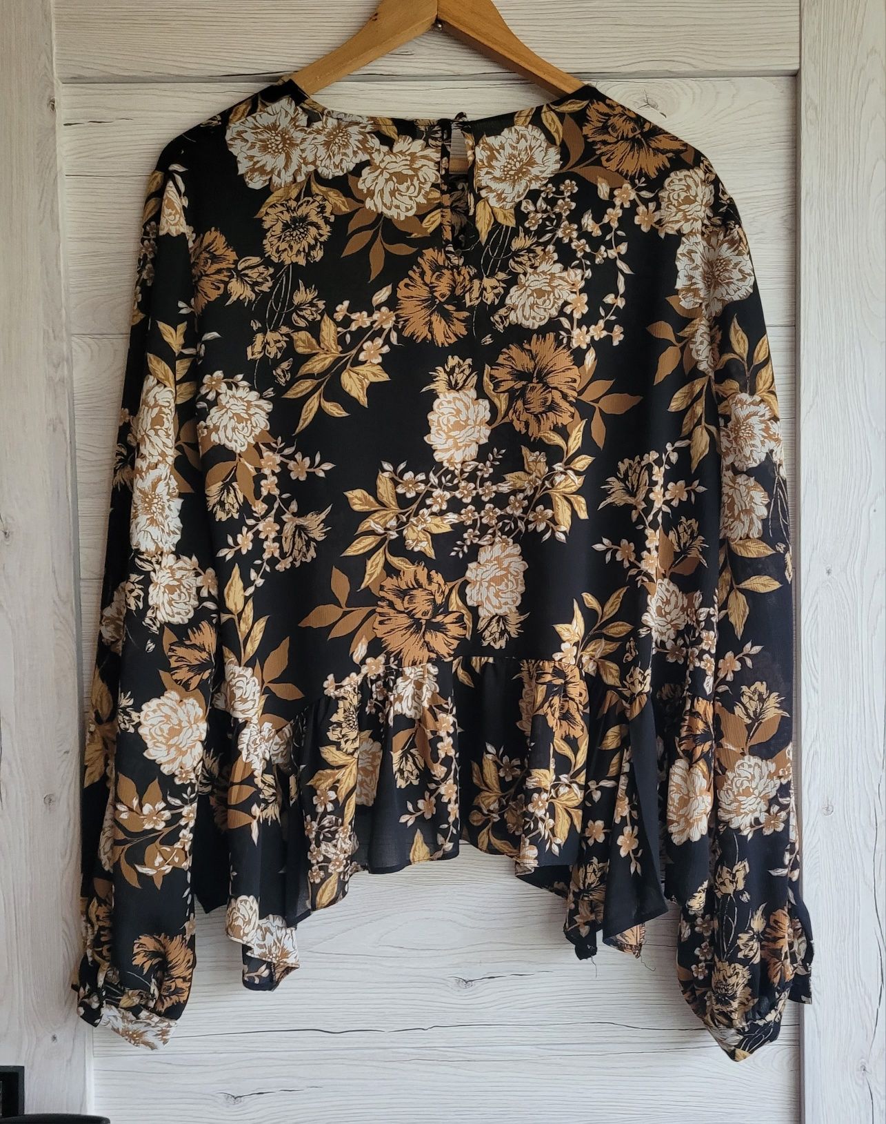 Śliczna elegancka koszula efektowny print kwiatowy XXL Primark