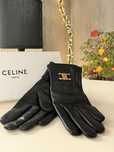 Skórzane rękawiczki Celine. Premium