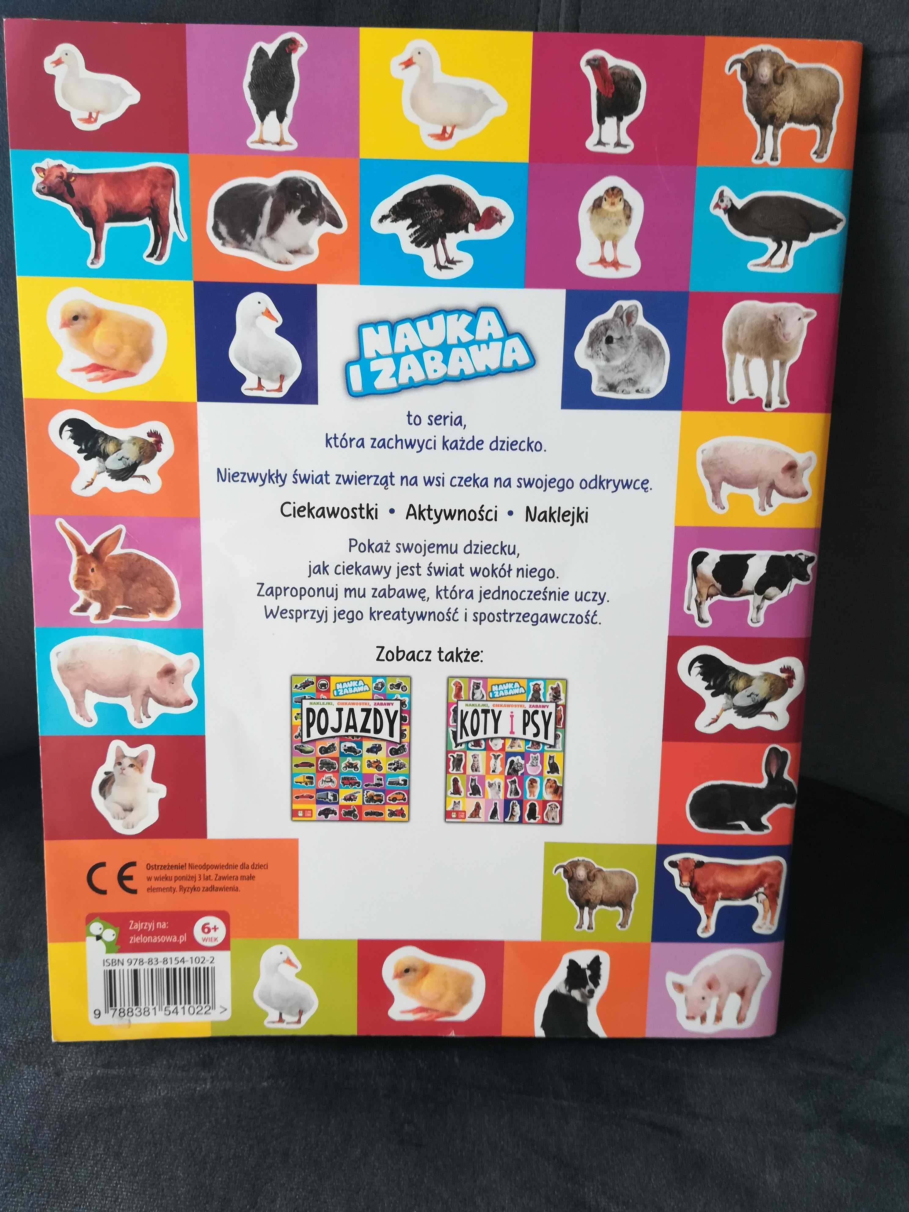 Książka dla dzieci Zwierzęta na wsi