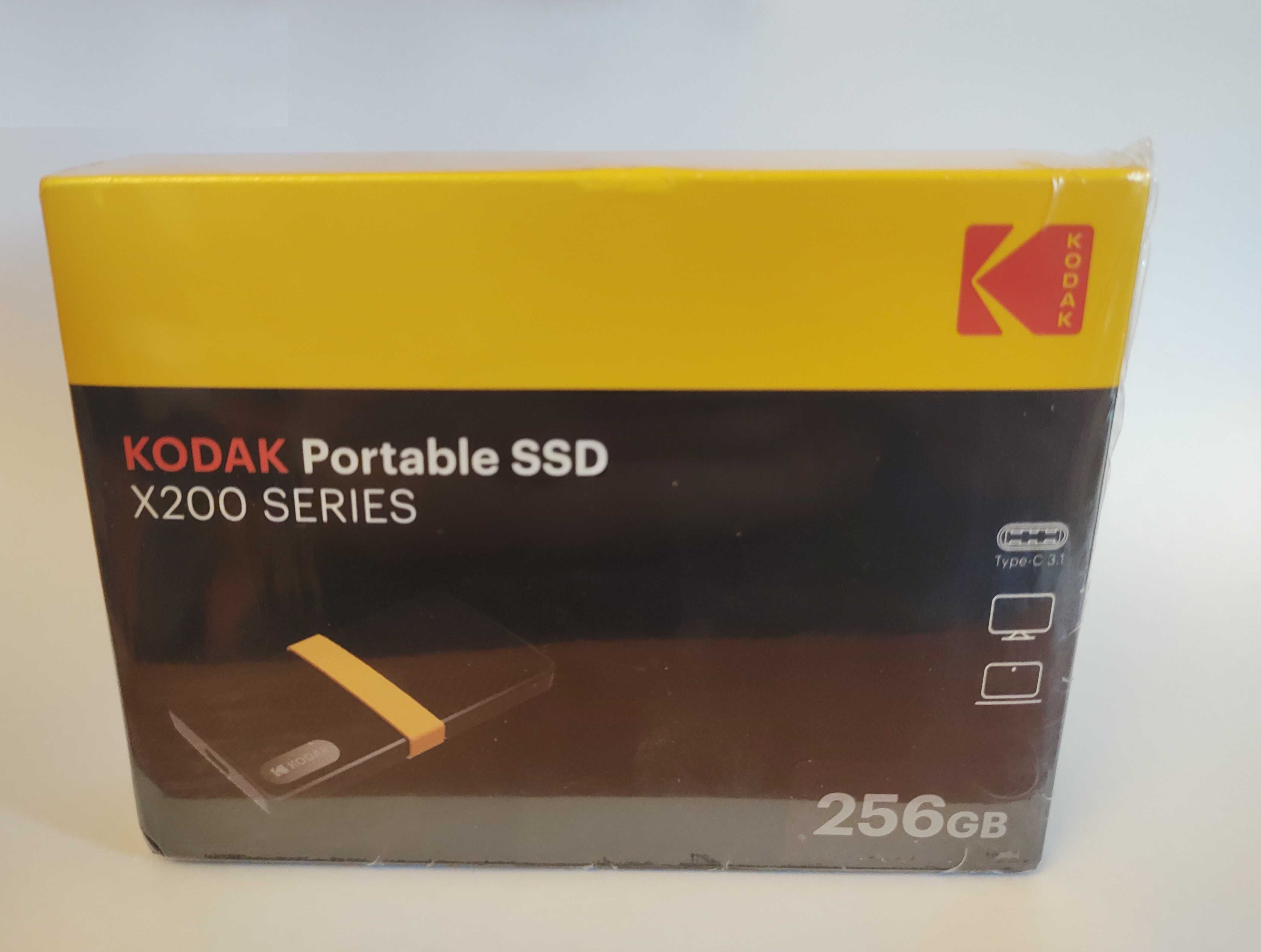 Портативний зовнішній SSD Kodak X200 256Gb внешний портативный диск