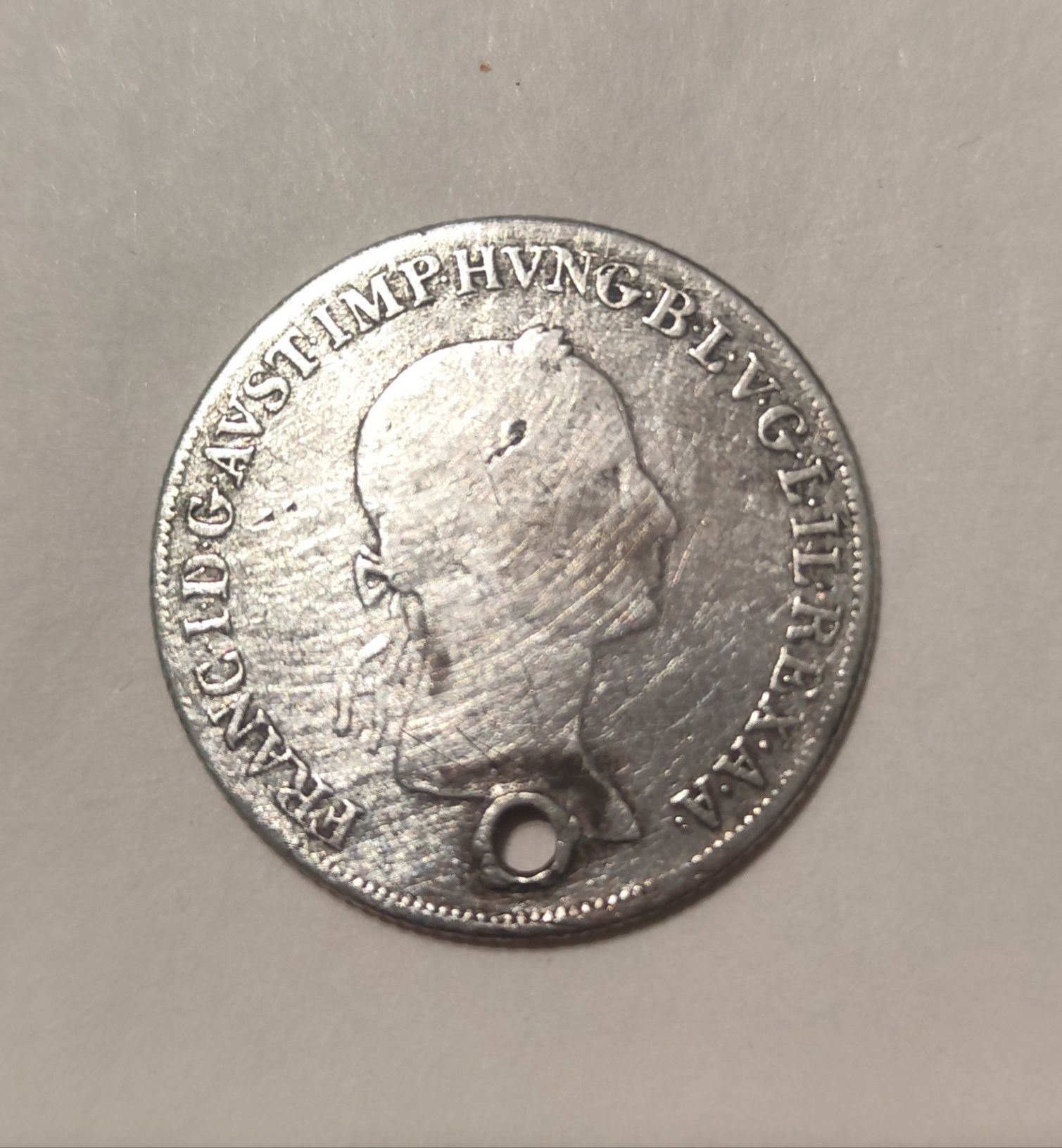 20 крейцерів 1834 рік срібло