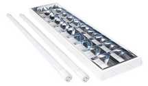 Oprawa rastorowa LED 2x120cm+2xświetlówka