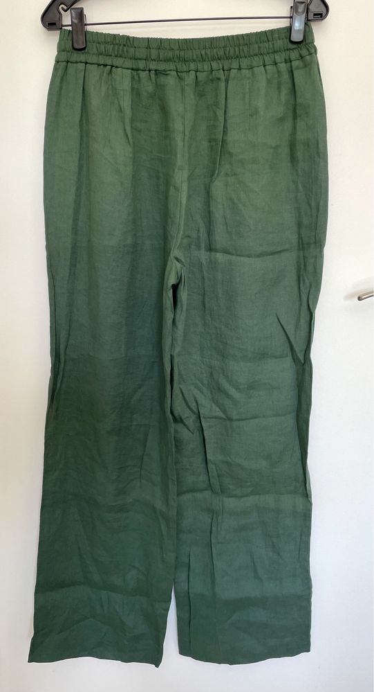 Calças verdes soltas (Zara, tamanho M)